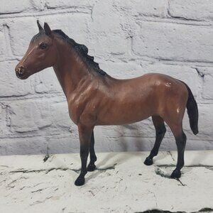 Vintage Breyer Horse Model Figurine Brown & Black With Realistic Details